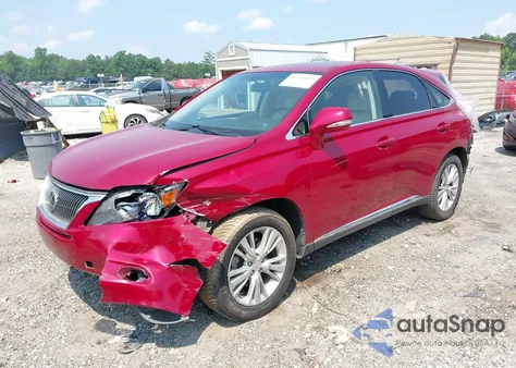 2010 Lexus Rx 450H z USA, uszkodzony, nr VIN JTJZB1BA5A2400328